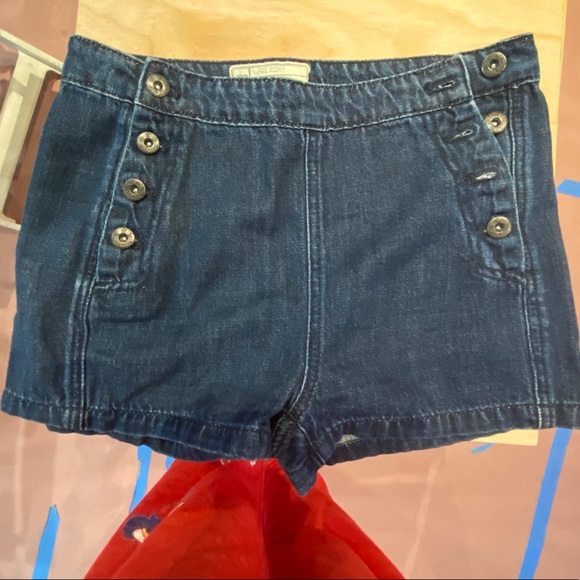 Free People Jean Botton design Shorts - Picture 2 of 11